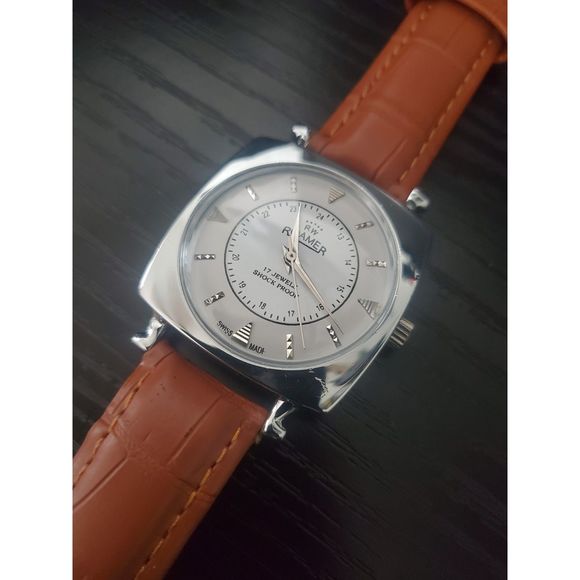 🔥RARE NEW Old Stock Vintage Roamer ST96 Swiss Mechanical Men's Watch - Picture 1 of 4